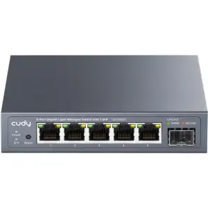 Комутатор Cudy GS105ES1, 5-Port Gigabit Easy-Managed Switch with 1 SFP UA