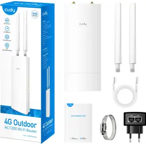 Маршрутизатор Cudy LT500 Outdoor, 4G LTE Cat 4 AC1200 Wi-Fi Router UA