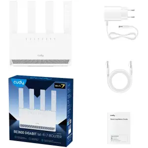 Маршрутизатор Cudy WR3600E, BE3600 Gigabit Wi-Fi 7 Router UA