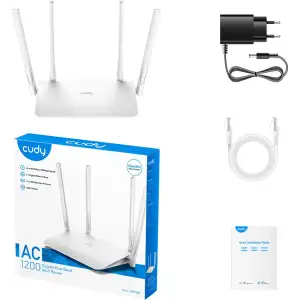 Маршрутизатор Cudy WR1300, AC1200 Gigabit Wi-Fi Mesh Router UA