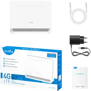 Маршрутизатор Cudy LT700E, AC1200 Wi-Fi 4G LTE-Cat6 Gigabit Router UA