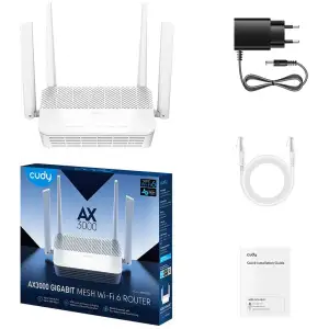 Маршрутизатор Cudy WR3000S, AX3000 Gigabit Wi-Fi 6 Mesh Router UA