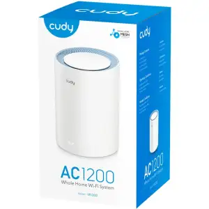 Система WiFi Cudy M1200(1-pack), AC1200 Wi-Fi Mesh Solution UA