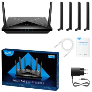 Маршрутизатор Cudy LT700, AC1200 Wi-Fi 4G LTE-Cat6 Dual Sim Gigabit Router UA