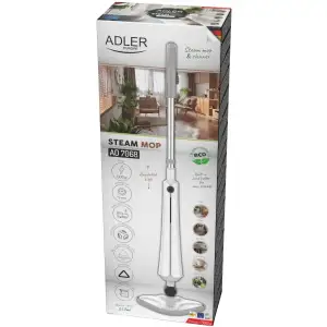 Парова швабра Adler AD 7068 1300Вт/ 350мл/ 23 г/хв/ біла (AD7068) UA