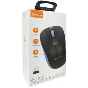 Мишка XTRIKE ME GW-116, бездротова 2.4G, 1000dpi., 3кн., сіра (GW-116GY) UA