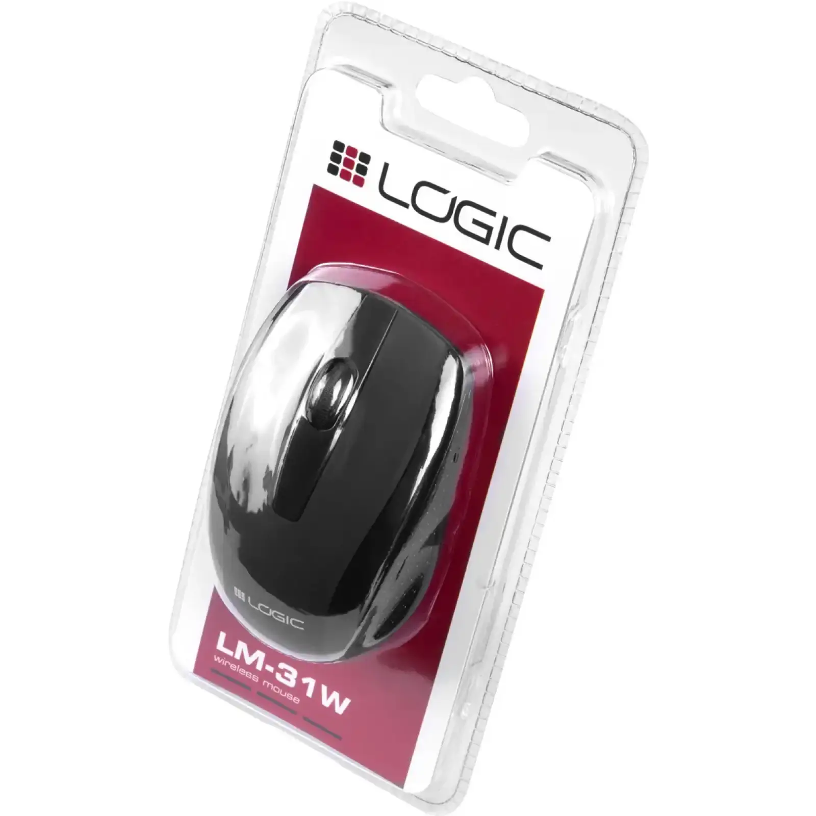 Мишка LogicConcept LM-31, бездротова, 1200dpi, 3кн., USB, чорна (M-LC-LM31W-BK) UA