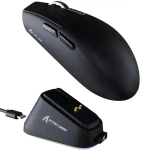 Мишка Attack Shark G3 PRO, Wireless/Bluetooth, 25000dpi. (PAW3311), 6кн., Black (G3PROB_AS) UA