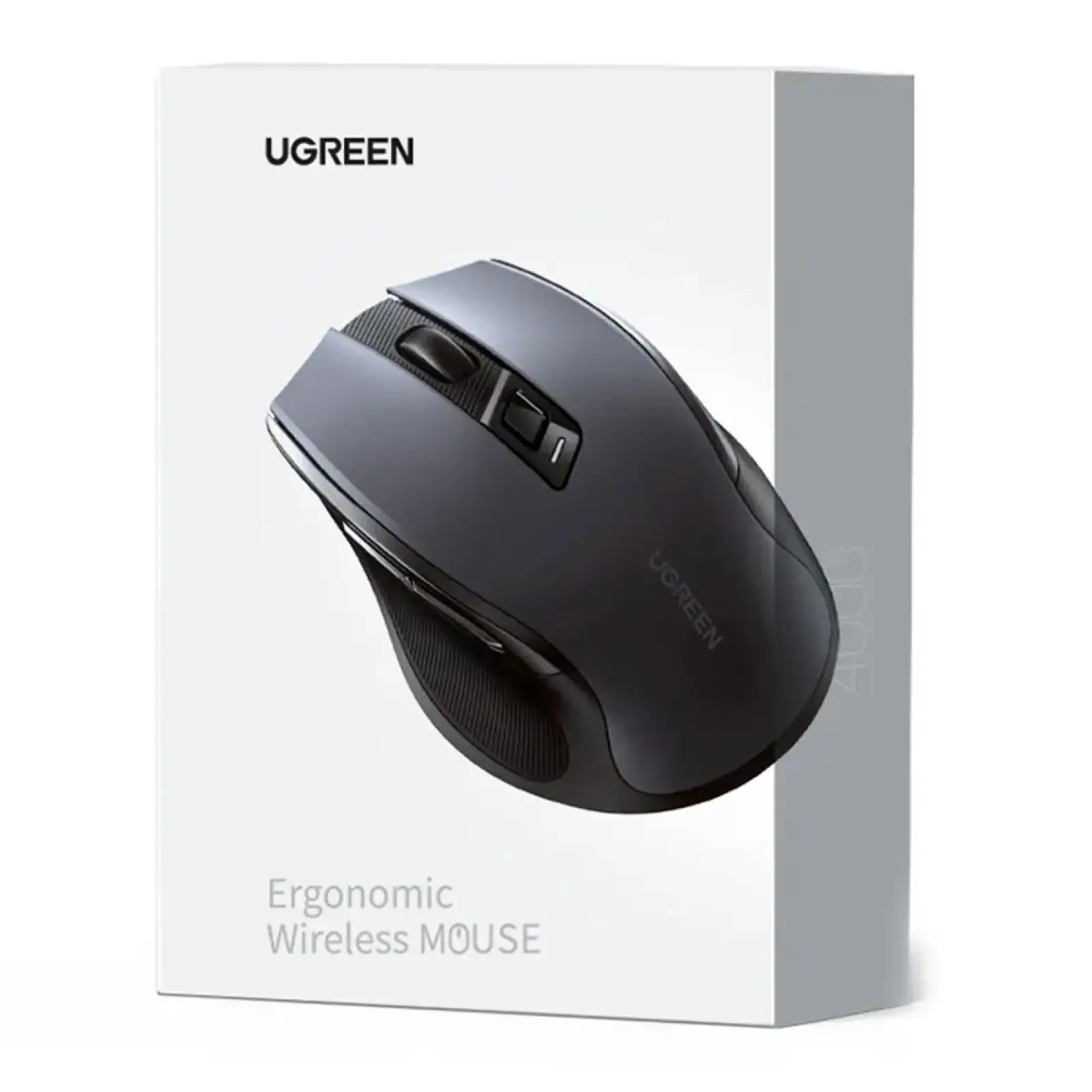 Мишка UGREEN 2.4GHz MU006, бездротова, Bluetooth, 4000dpi., 4кн.,Silence Design, Сіра (90855) UA