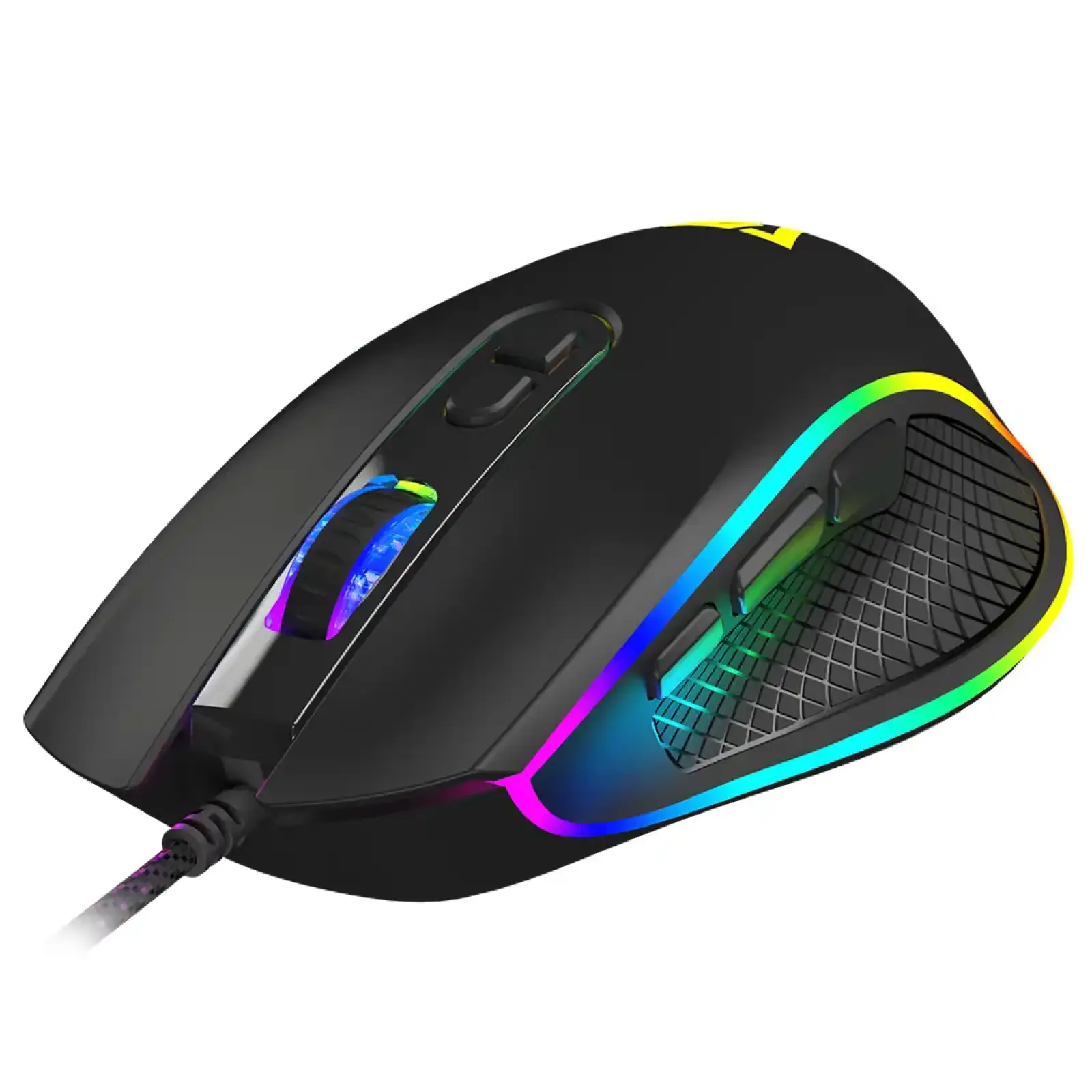 Мишка Modecom Veles Volcano, ігрова, 12800dpi., 8кн.,RGB, чорна (M-MC-VELES-100) UA