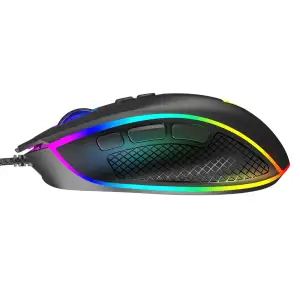 Мишка Modecom Veles Volcano, ігрова, 12800dpi., 8кн.,RGB, чорна (M-MC-VELES-100) UA