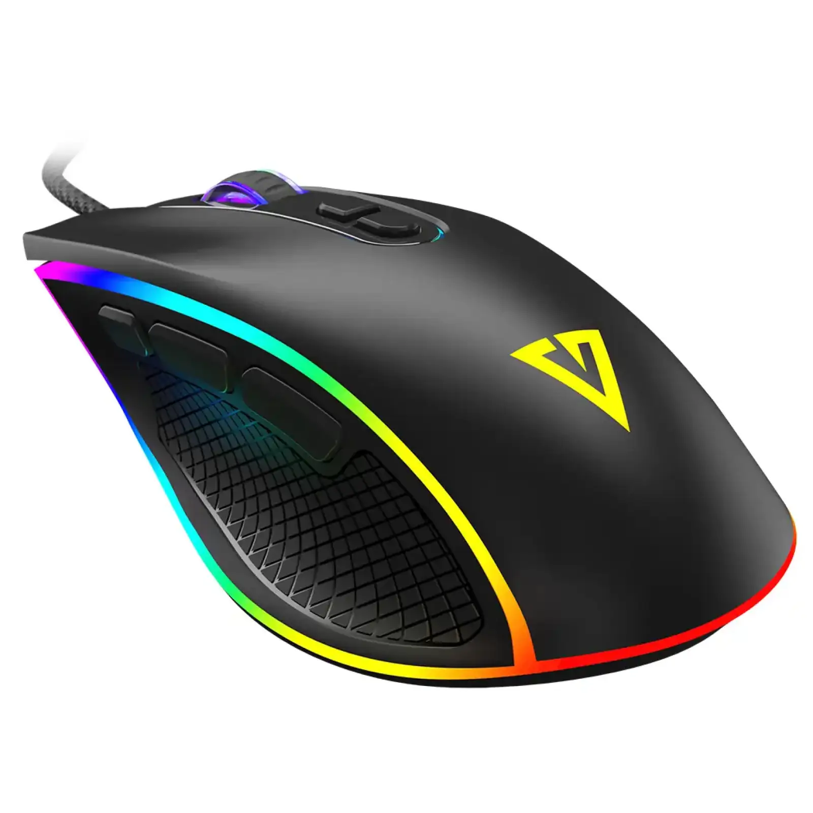 Мишка Modecom Veles Volcano, ігрова, 12800dpi., 8кн.,RGB, чорна (M-MC-VELES-100) UA