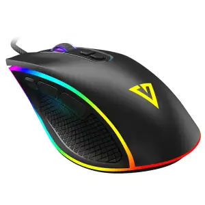 Мишка Modecom Veles Volcano, ігрова, 12800dpi., 8кн.,RGB, чорна (M-MC-VELES-100) UA