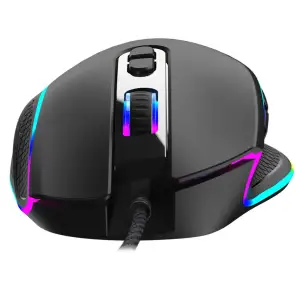 Мишка Modecom Veles Volcano, ігрова, 12800dpi., 8кн.,RGB, чорна (M-MC-VELES-100) UA