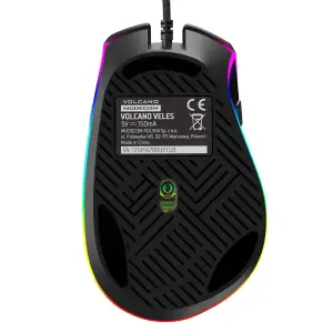 Мишка Modecom Veles Volcano, ігрова, 12800dpi., 8кн.,RGB, чорна (M-MC-VELES-100) UA