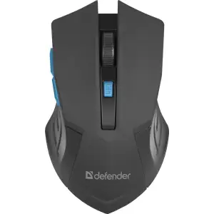 Мишка Defender Accura MM-275, бездротова, 6 кн. до 1600 dpi, синій (52275) UA