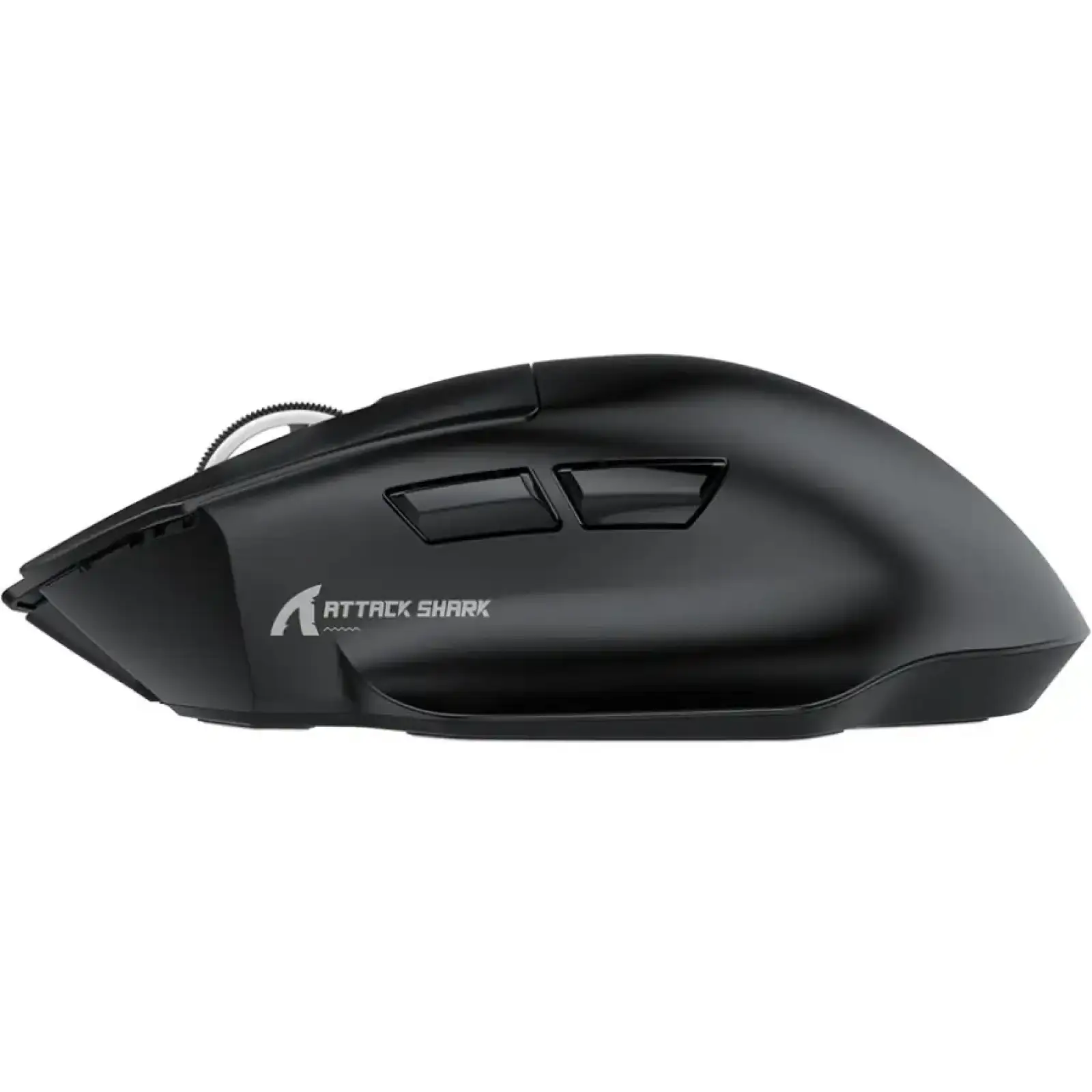 Мишка Attack Shark V6 Ultra-Light, Wireless/Bluetooth, 25000dpi. (PAW3311), 7кн., Black (V6B_AS) UA