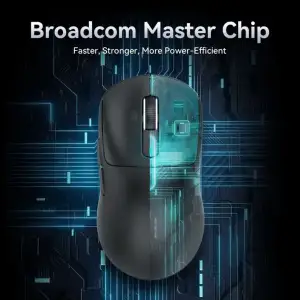 Мишка Attack Shark X3 PRO, Wireless/Bluetooth, 26000dpi. (PAW3395), 6кн., Black (X3PROB_AS) UA