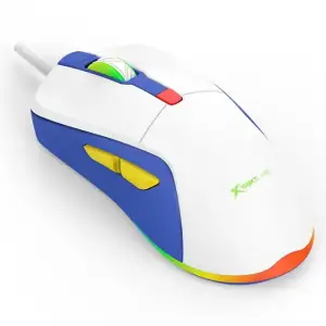 Мишка XTRIKE ME GM-227, ігрова 3600dpi., 6кн., LED, біла UA