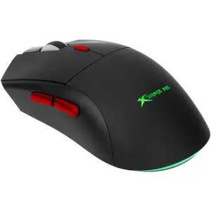 Мишка XTRIKE ME GW-613, ігрова бездротова Bluetooth+2.4G+Type-C, 10000dpi., 6кн., RGB, чорна UA