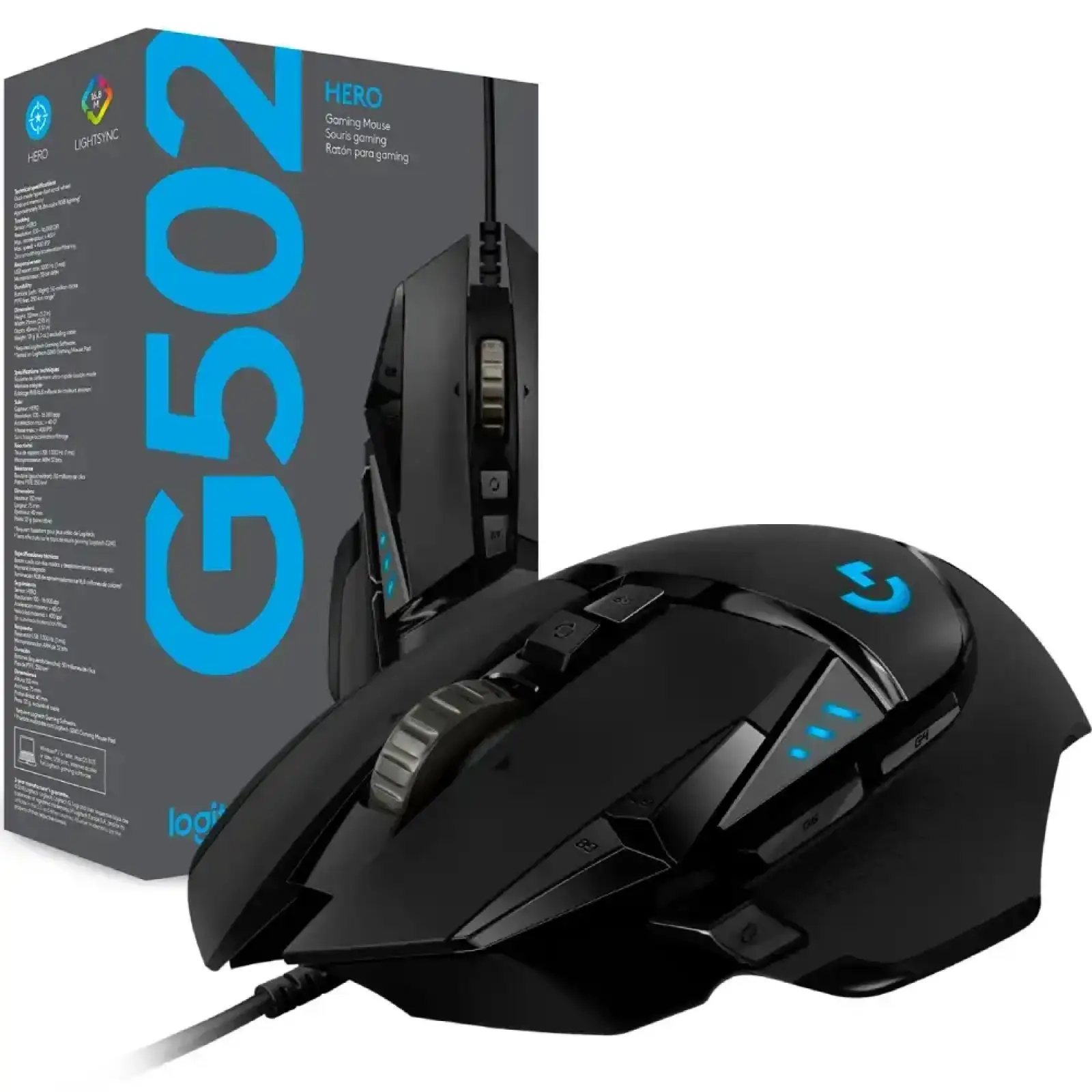 Мышь Logitech G502 Hero High Performance Gaming Mouse (910-005474) UA
