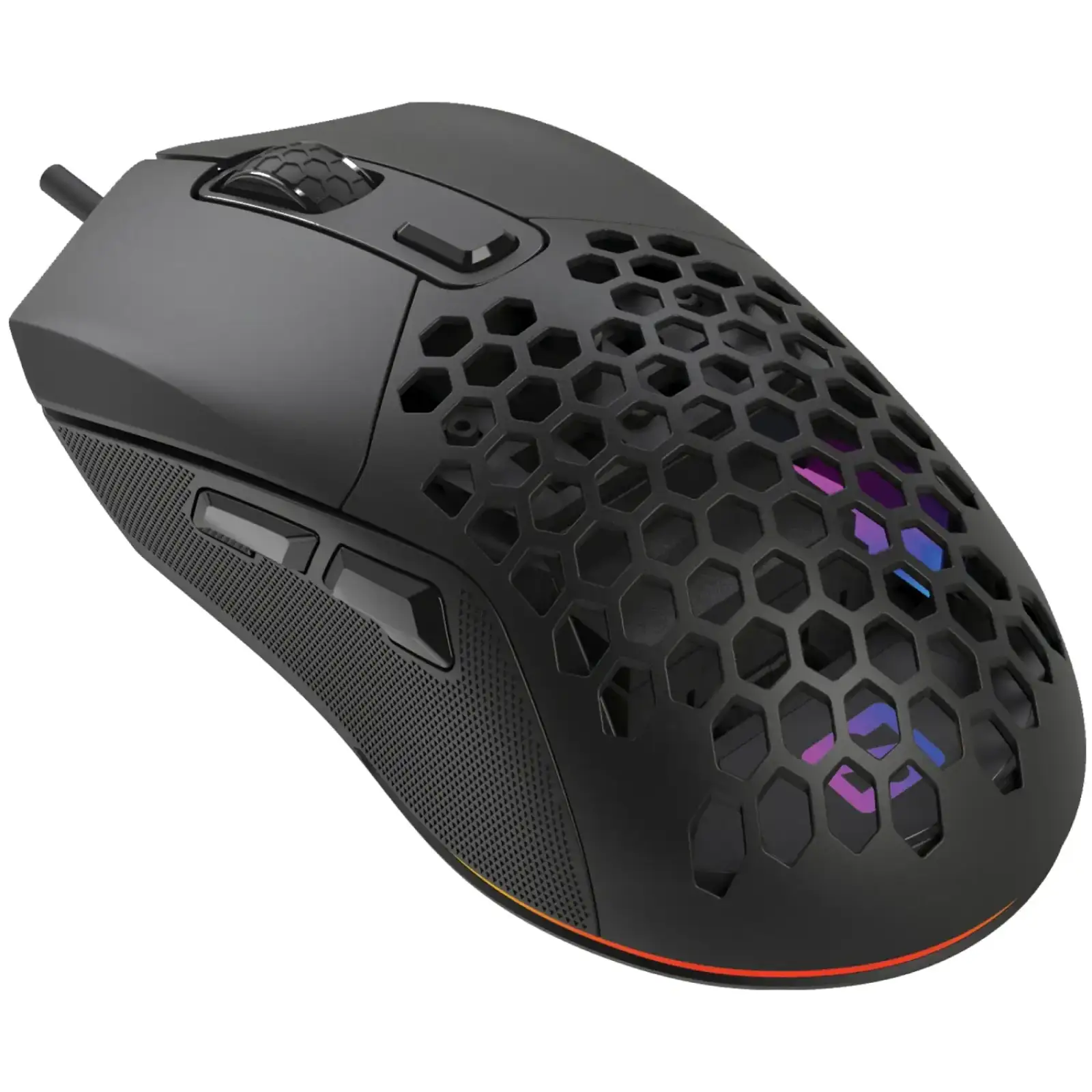 Мишка Sandberg FlexCover 6D Gamer Mouse RGB, ігрова, 12800 dpi., 6кн.Huano чорна (640-28) UA