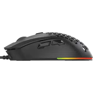 Мишка Sandberg FlexCover 6D Gamer Mouse RGB, ігрова, 12800 dpi., 6кн.Huano чорна (640-28) UA