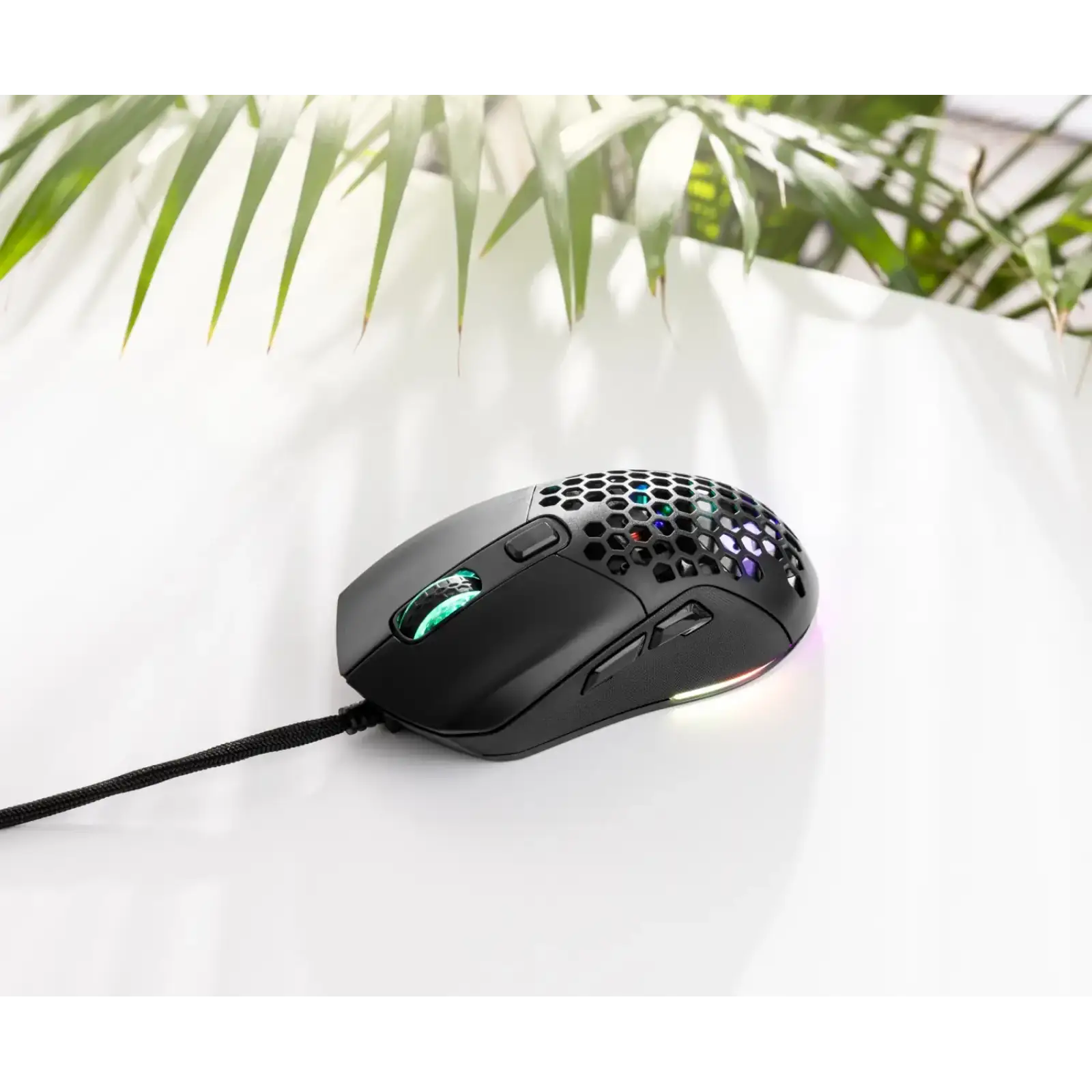 Мишка Sandberg FlexCover 6D Gamer Mouse RGB, ігрова, 12800 dpi., 6кн.Huano чорна (640-28) UA