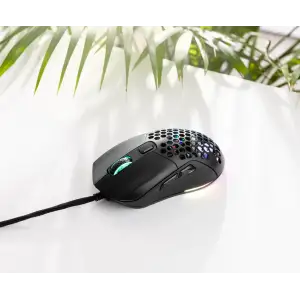 Мишка Sandberg FlexCover 6D Gamer Mouse RGB, ігрова, 12800 dpi., 6кн.Huano чорна (640-28) UA
