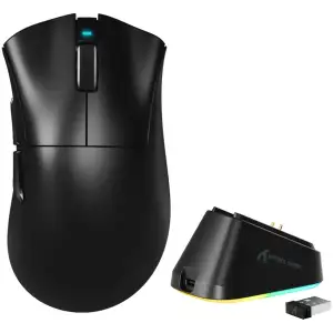 Мишка Attack Shark V3Pro Ultra-Light, Wireless/Bluetooth, 25000dpi. (PAW3311), 6кн., Black (V3PROB_AS) UA
