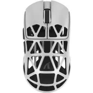 Мишка Attack Shark R2, Wireless/Bluetooth, 42000dpi. (PAW3950), 6кн., Silver gray (R2SGR_AS) UA