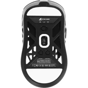 Мишка Attack Shark R2, Wireless/Bluetooth, 42000dpi. (PAW3950), 6кн., Silver gray (R2SGR_AS) UA