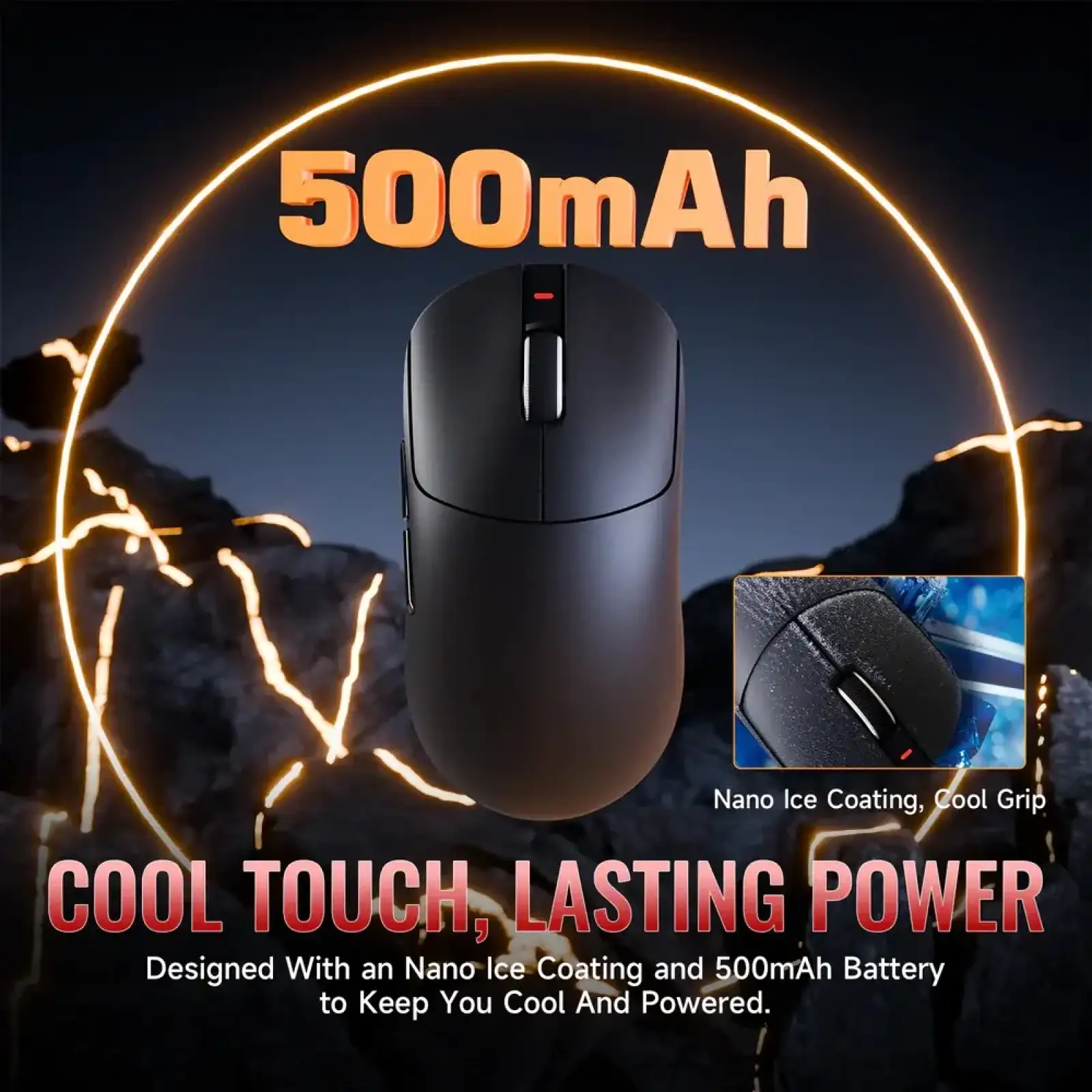 Мишка Attack Shark X8 ULTRA, Wireless/Bluetooth, 42000dpi. (PAW3950MAX), 6кн., Black (X8ULTRAB_AS) UA