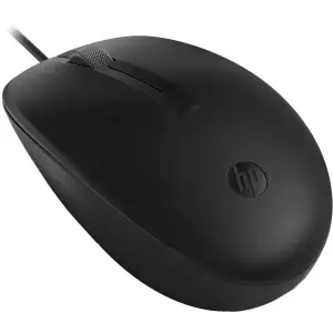 Мишка дротова HP 128 Laser Wired, 3кн., 1200 dpi, чорна (265D9AA) UA