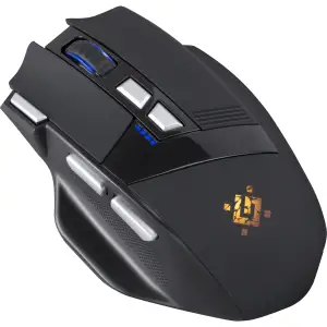Мишка Defender Knight GM-885, бездротова, ігрова, 8кн., 3200 dpi., 400 mAh, чорна (52885) UA