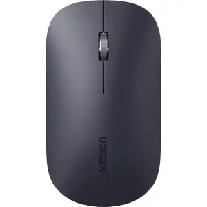 Мишка UGREEN 2.4GHz MU001, бездротова, 4000dpi., 3кн., чорна (90372) UA