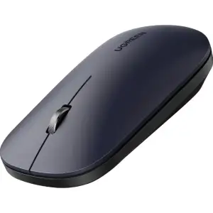 Мишка UGREEN 2.4GHz MU001, бездротова, 4000dpi., 3кн., чорна (90372) UA