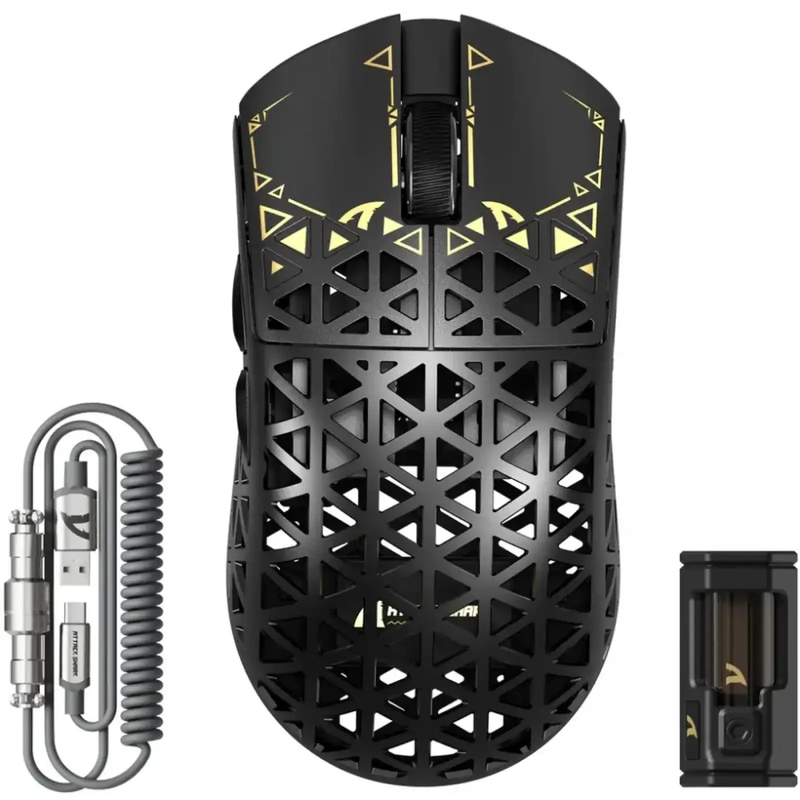 Мишка Attack Shark R5 Ultra, Wireless, PAW3950MAX сенсор, 42000dpi., 6кн., Black (R5ULTRAB_AS) UA