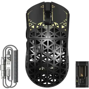 Мишка Attack Shark R5 Ultra, Wireless, PAW3950MAX сенсор, 42000dpi., 6кн., Black (R5ULTRAB_AS) UA