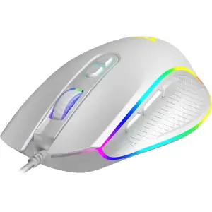 Мишка Modecom Veles Volcano, ігрова, 12800dpi., 8кн.,RGB, біла (M-MC-VELES-200) UA