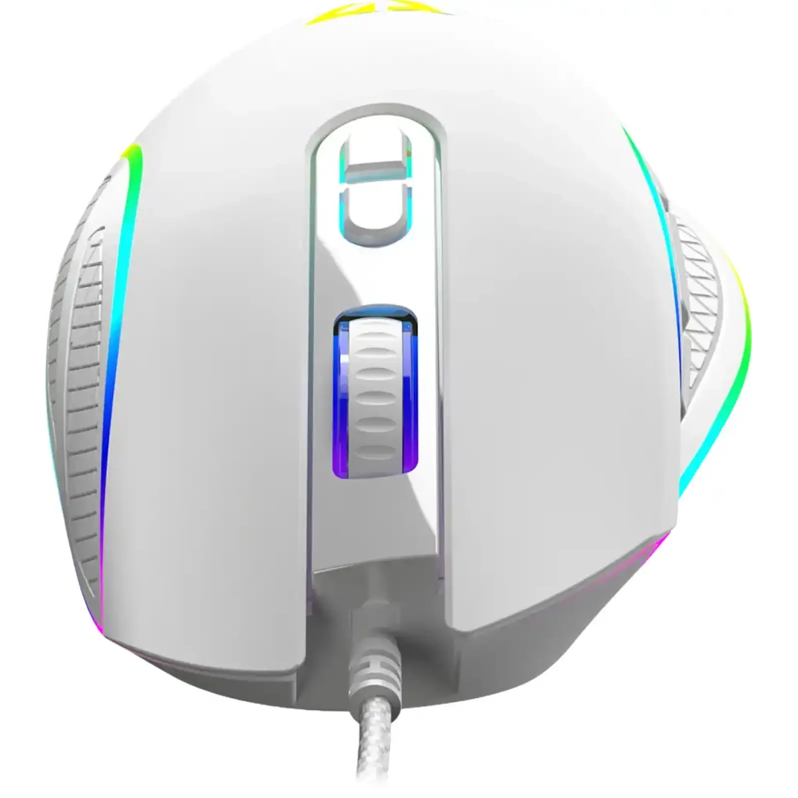 Мишка Modecom Veles Volcano, ігрова, 12800dpi., 8кн.,RGB, біла (M-MC-VELES-200) UA