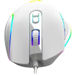 Мишка Modecom Veles Volcano, ігрова, 12800dpi., 8кн.,RGB, біла (M-MC-VELES-200) UA