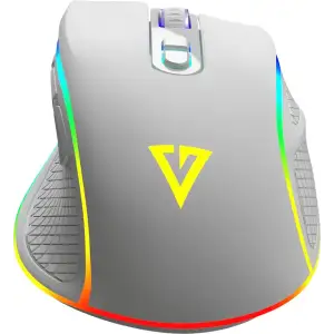Мишка Modecom Veles Volcano, ігрова, 12800dpi., 8кн.,RGB, біла (M-MC-VELES-200) UA