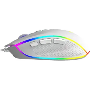 Мишка Modecom Veles Volcano, ігрова, 12800dpi., 8кн.,RGB, біла (M-MC-VELES-200) UA