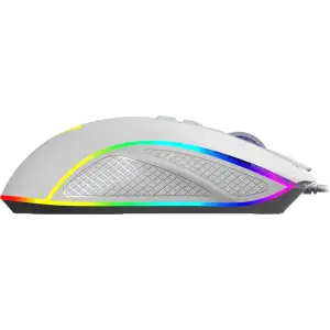 Мишка Modecom Veles Volcano, ігрова, 12800dpi., 8кн.,RGB, біла (M-MC-VELES-200) UA