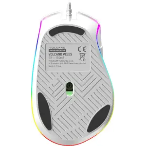 Мишка Modecom Veles Volcano, ігрова, 12800dpi., 8кн.,RGB, біла (M-MC-VELES-200) UA