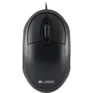 Мишка LogicConcept LM-11, 3 кн., 1000dpi, чорна (M-LC-LM11) UA