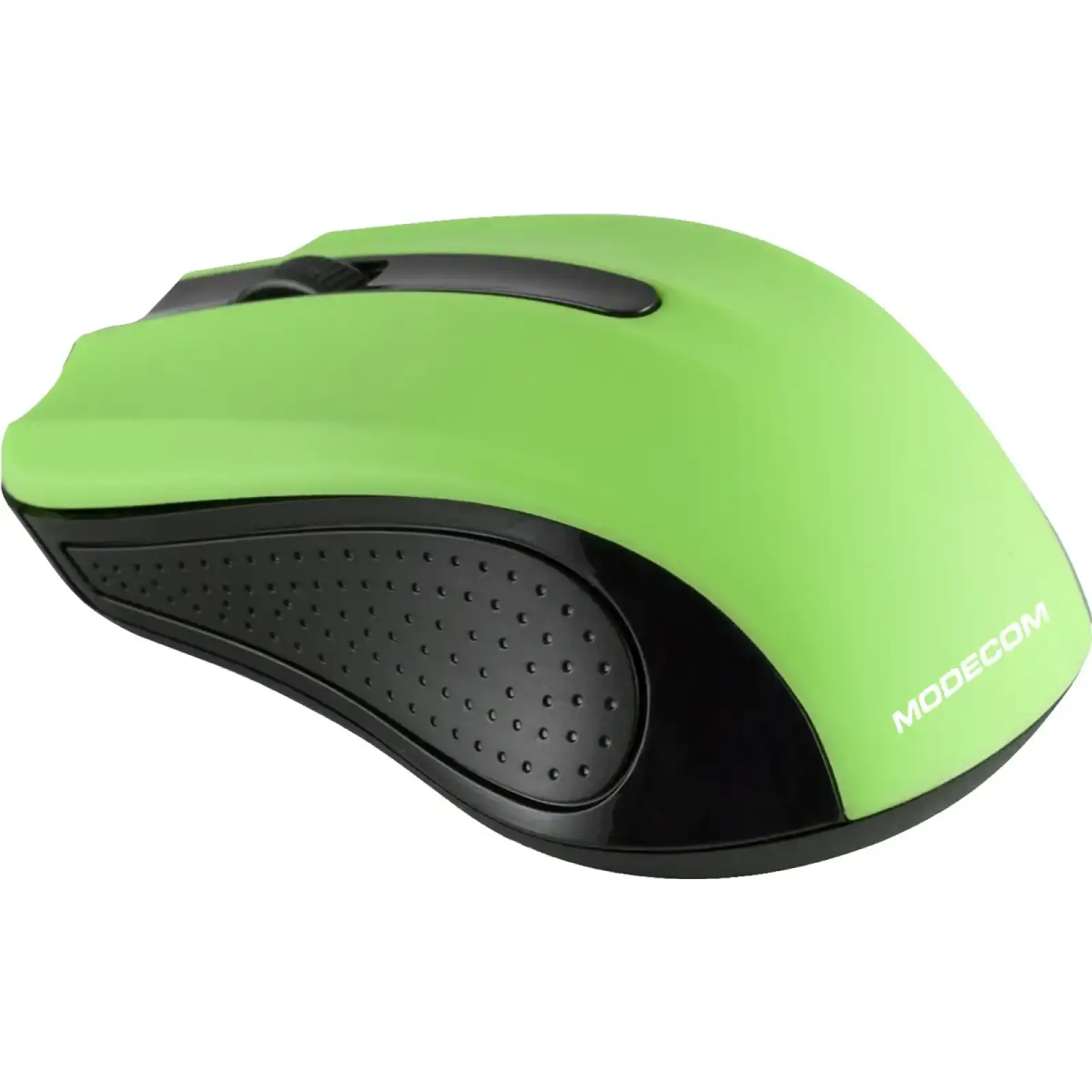 Мишка Modecom MC-WM9, бездротова, 2кн., 1200dpi, нано ресівер чорна-зелена (M-MC-0WM9-180) UA