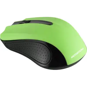 Мишка Modecom MC-WM9, бездротова, 2кн., 1200dpi, нано ресівер чорна-зелена (M-MC-0WM9-180) UA