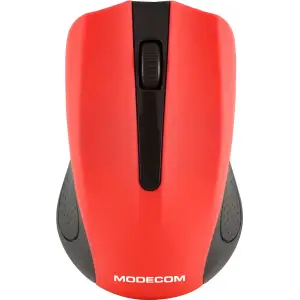 Мишка Modecom MC-WM9, бездротова, 2кн., 1200dpi, нано ресівер чорно-червона (M-MC-0WM9-150) UA